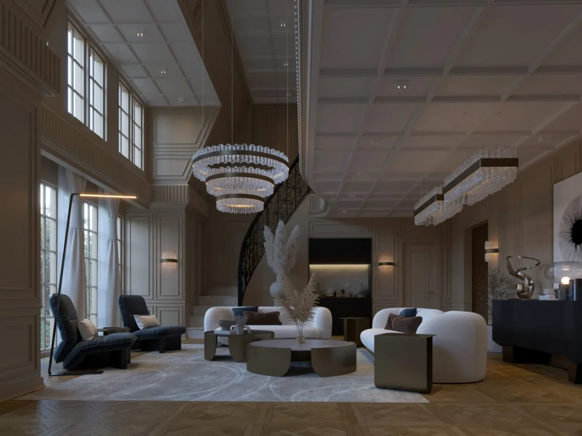 Elegant Apartment in Paris with Eiffel Tower Views — design view