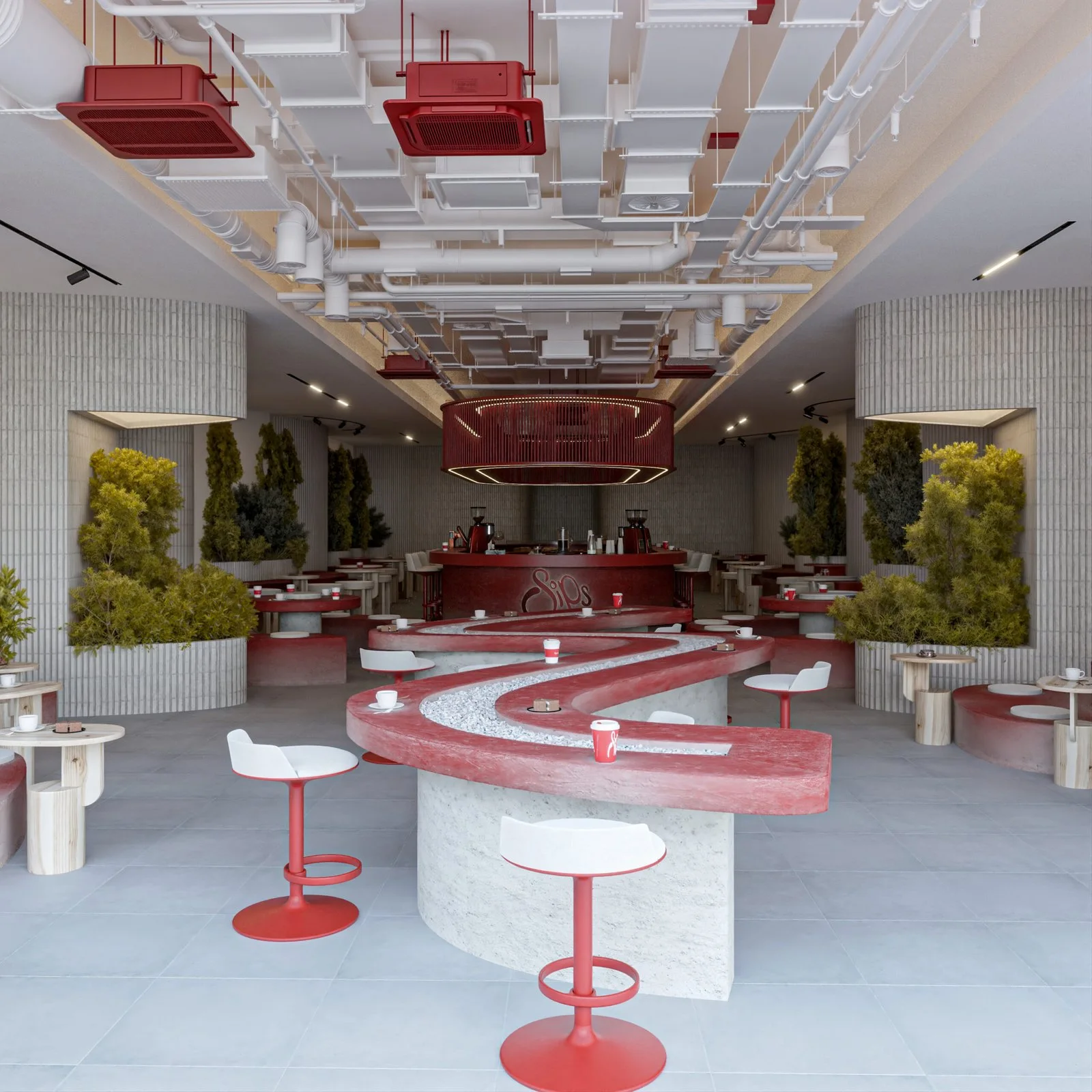 SIPS CAFFÉ, Basrah – Redefined Café Architecture — design view