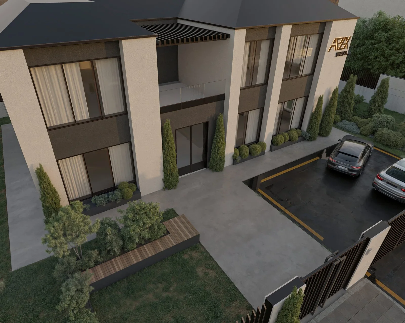 APEX HQ Damascus – Contemporary Prefab Design by Zakaria Eliwi — design view