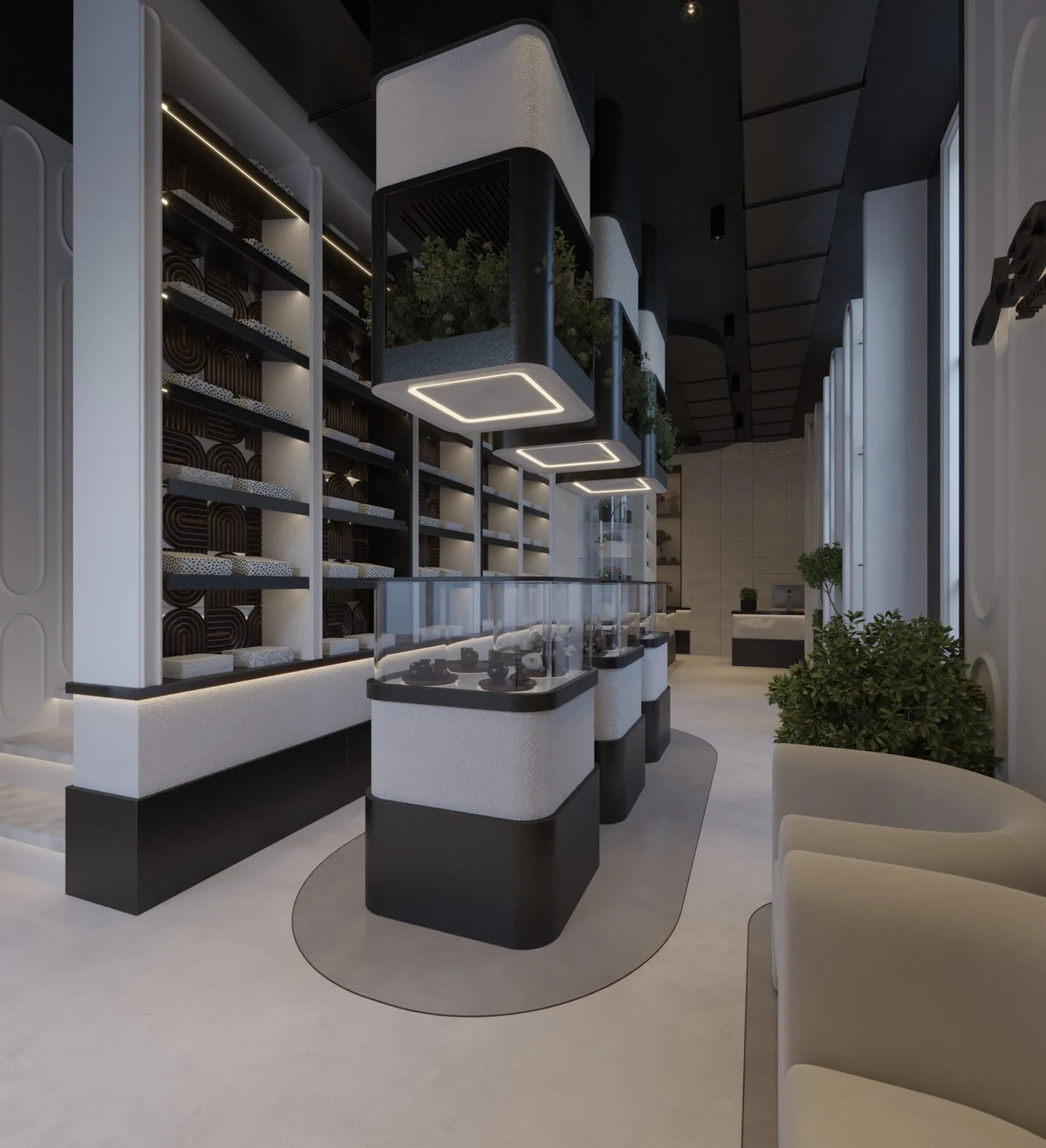 AB Sweet: Sculpted Retail for Luxury Confectionery — design view