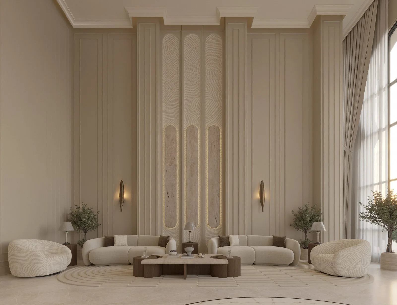 Luxury Private Villa in Riyadh — design view