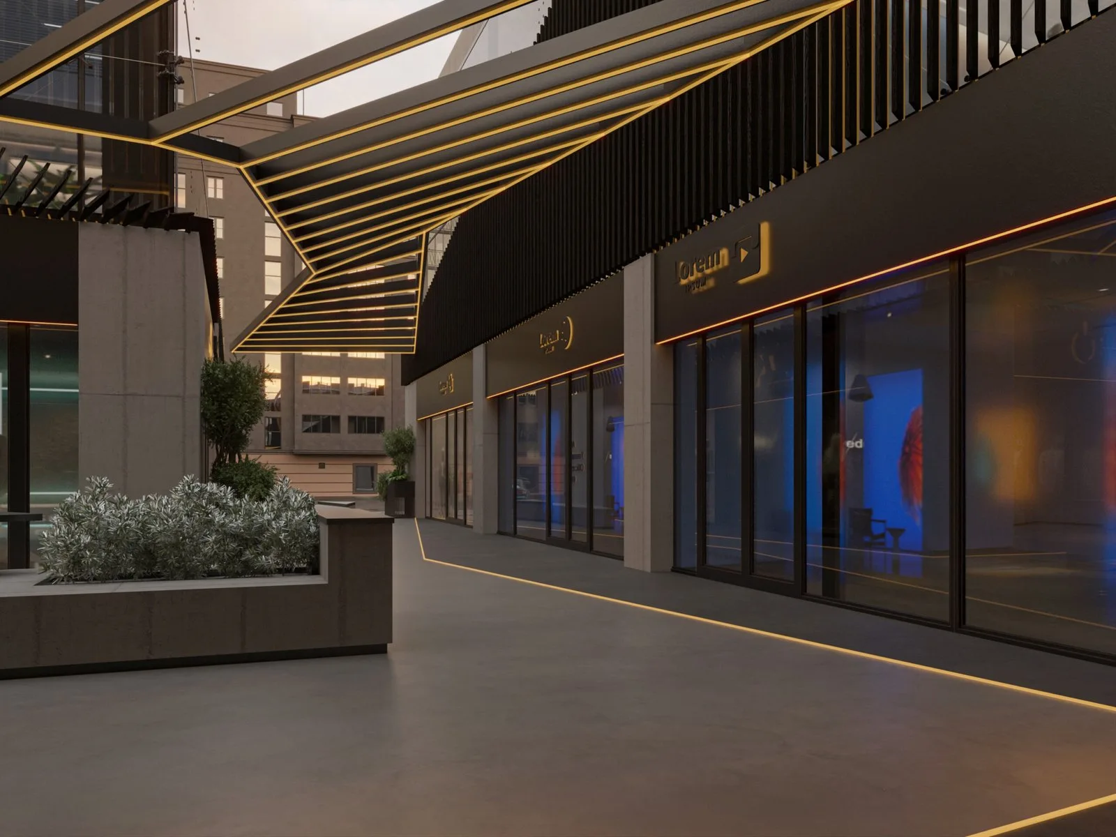 Yammi Offices 01 — A Contemporary Najdi Workscape — design view