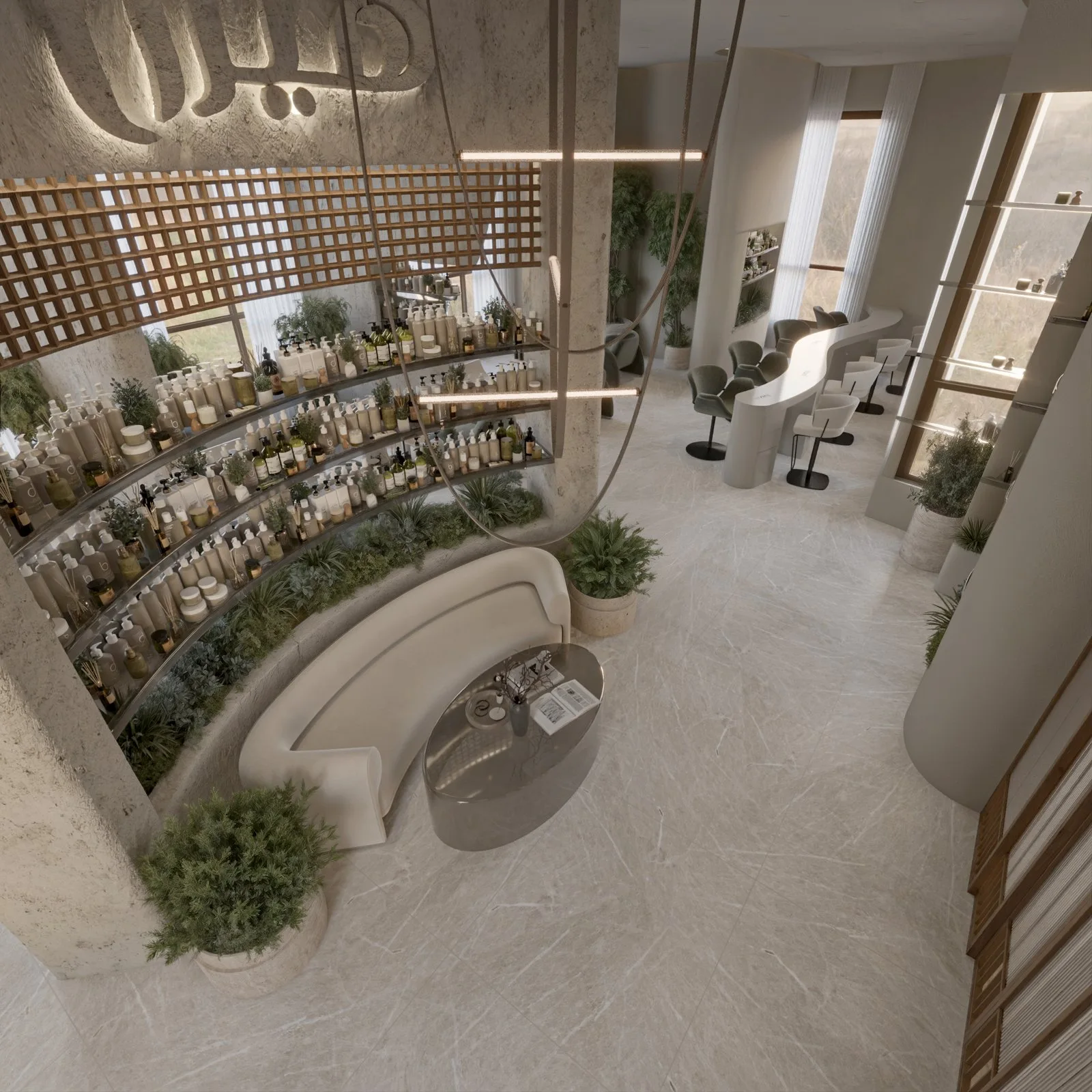 Hazel Spa Salon – Organic Luxury in Kuwait — design view