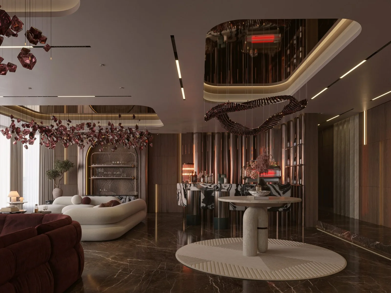 Jasem Residence — Art in Motion — design view