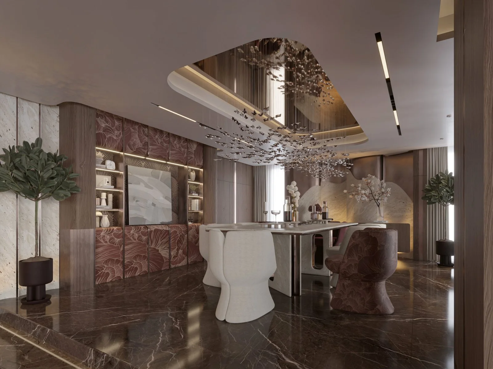 Jasem Residence — Art in Motion — design view