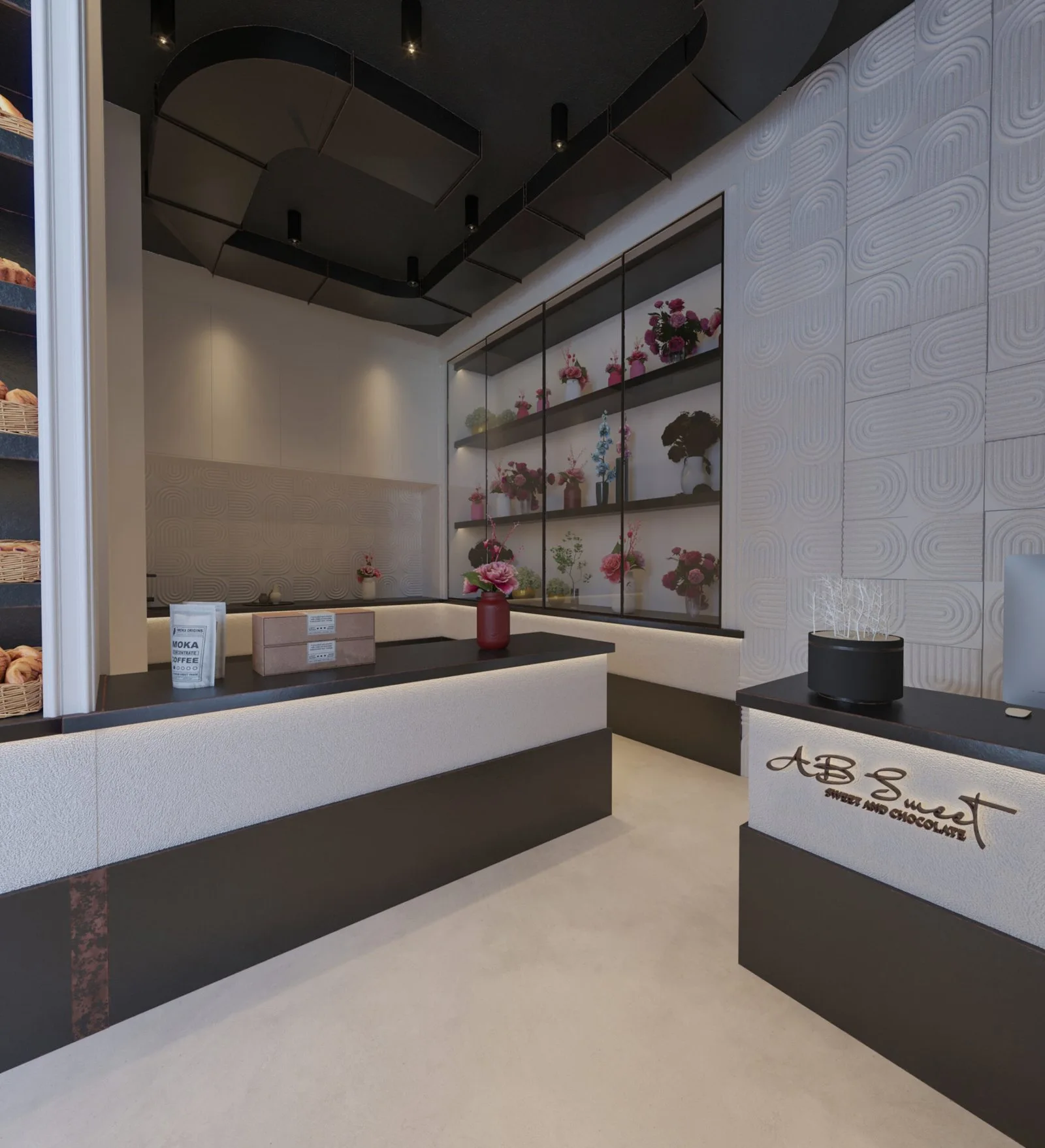 AB Sweet: Sculpted Retail for Luxury Confectionery — design view