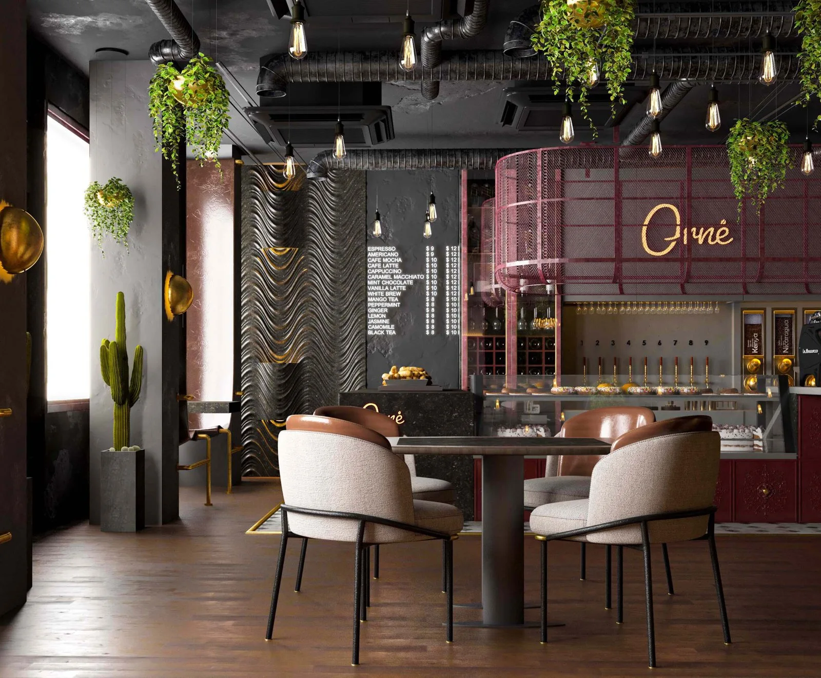 Oene Caffè: A Contemporary Coffee Experience in Riyadh — design view