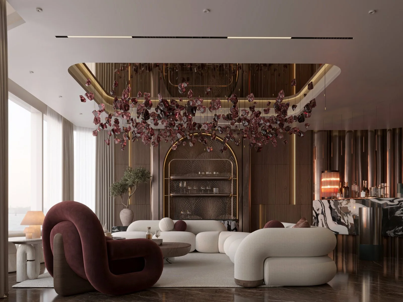 Jasem Residence — Art in Motion — design view