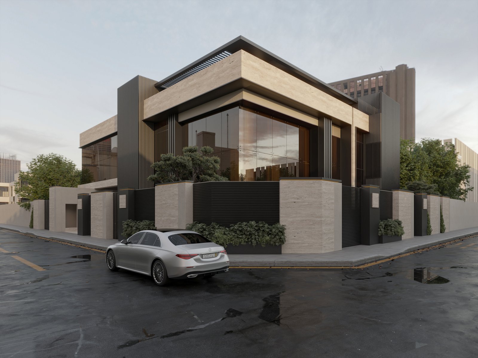 HRarchZ contemporary villa framed by nature