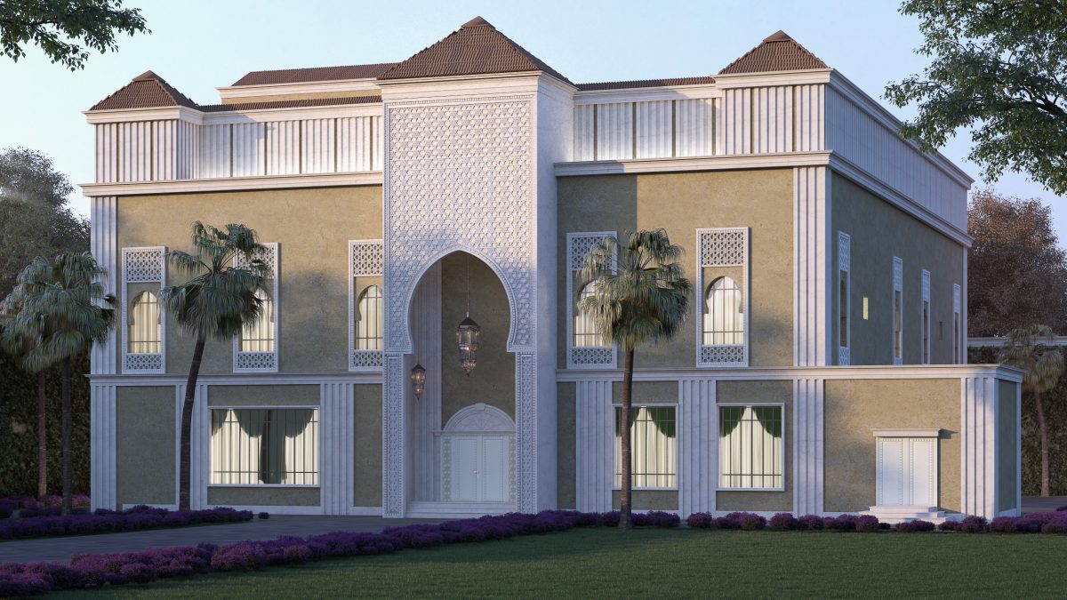 villa in Riyadh Andalusian style