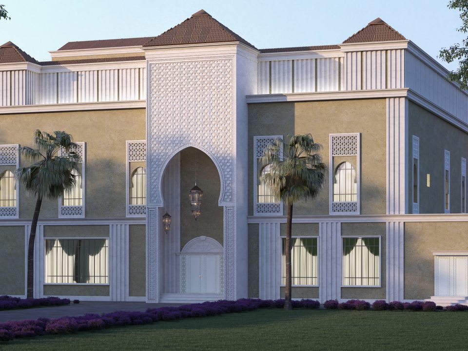 villa in Riyadh Andalusian style