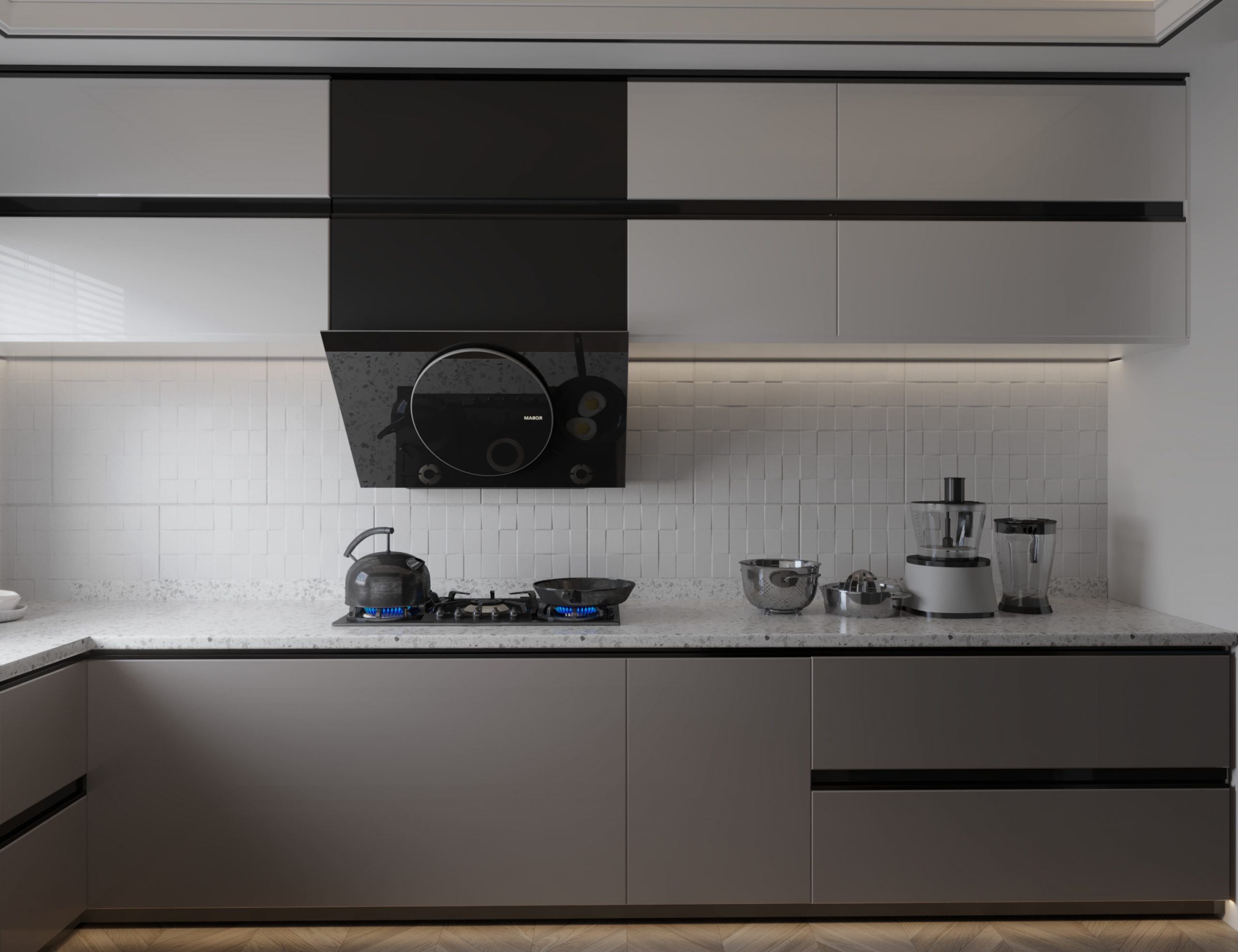 elegant kitchen - interior - decoration