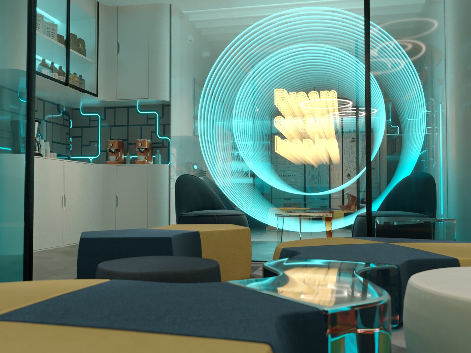 Futuristic Lab Interior Design by HRarchZ | Innovation Workspace