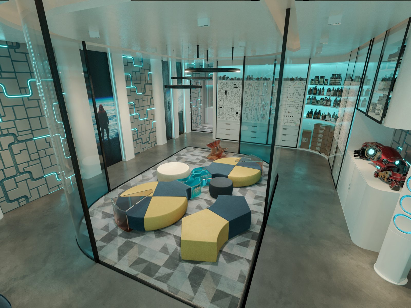 A cutting-edge lab environment where innovation, creativity, and technology seamlessly merge.
