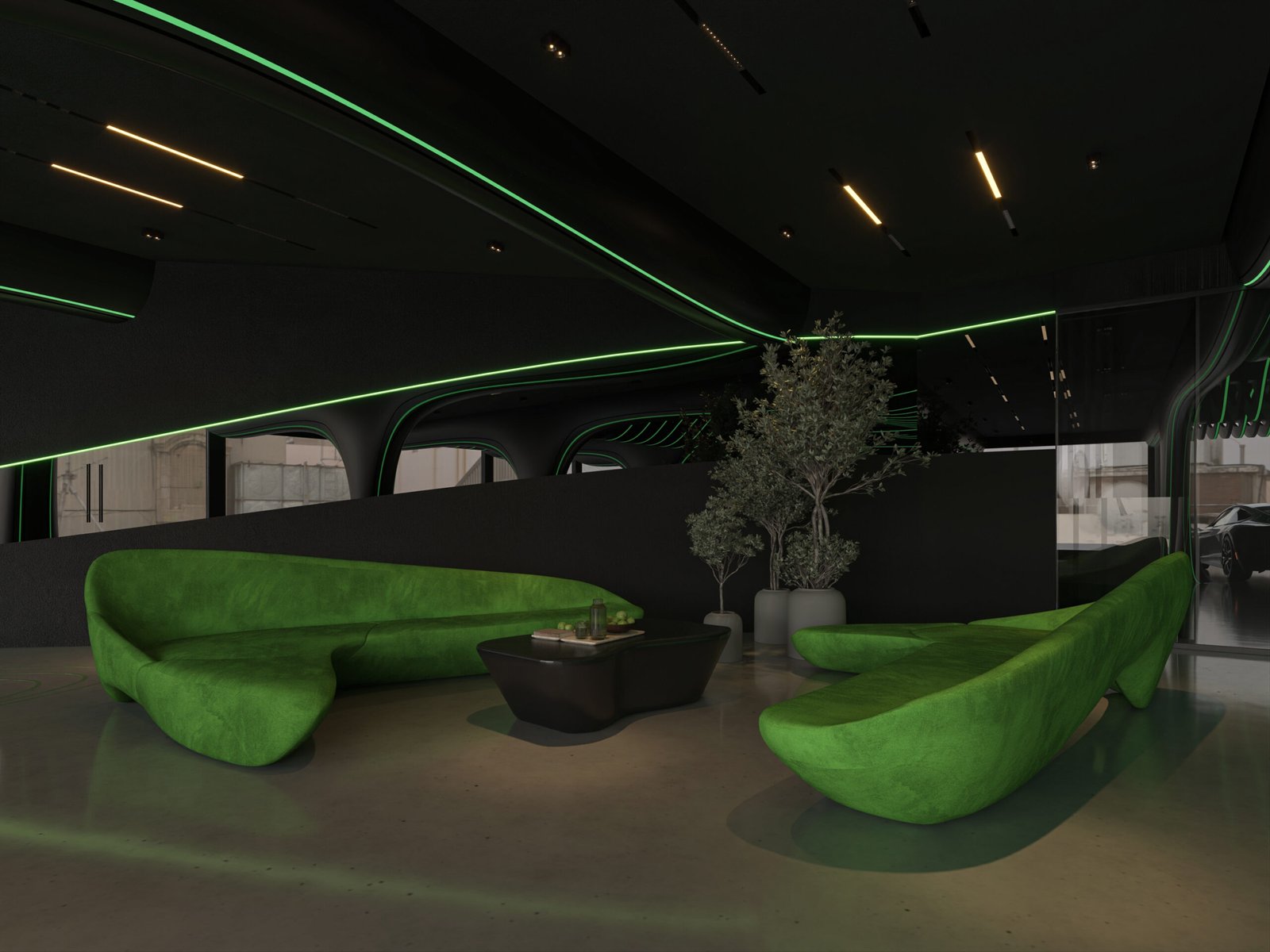 Electric Mobility Gallery in Lagos | Sustainable EV Showroom Design by HRarchZ